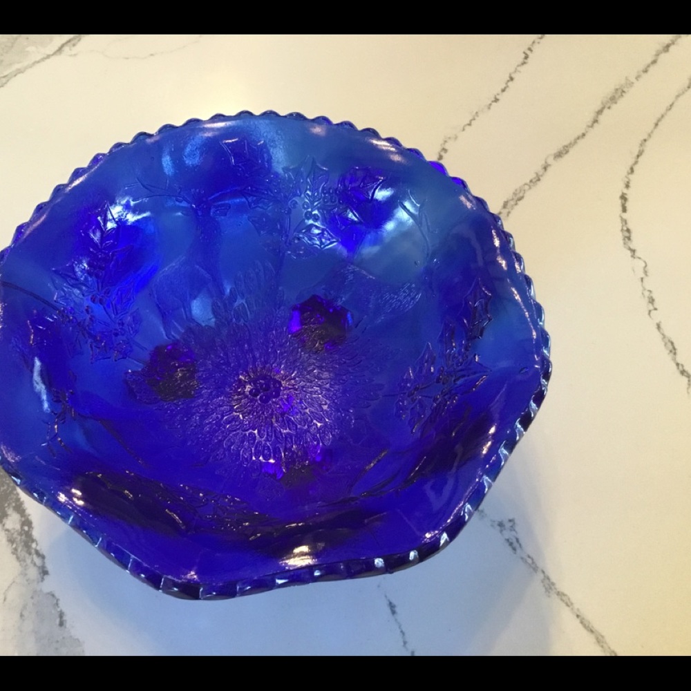 Fenton Cobalt Blue Bowl